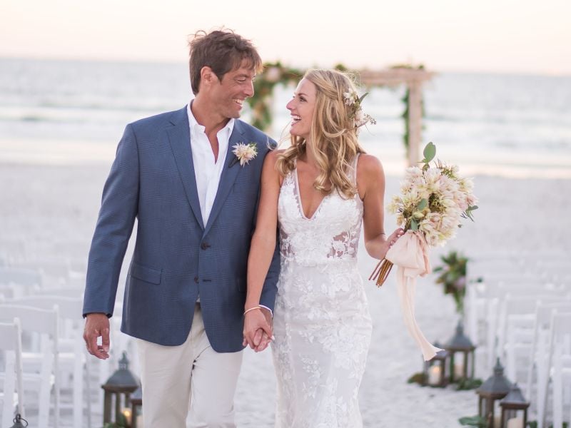 Wedding Couple on Beach