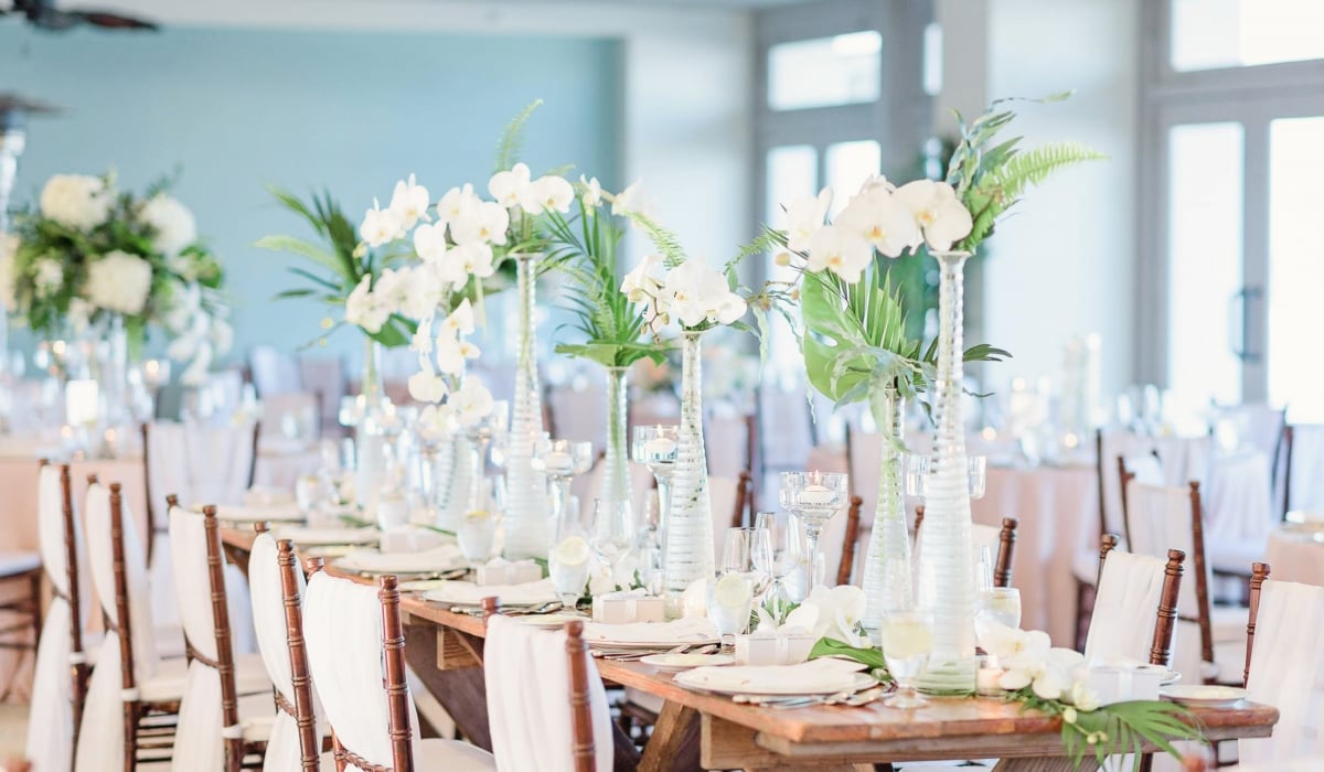 Wedding table setting