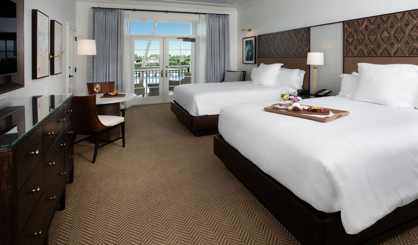 Island House Guest Room with two Queen beds