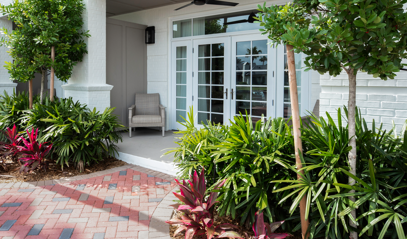 View of the Island House Entrance