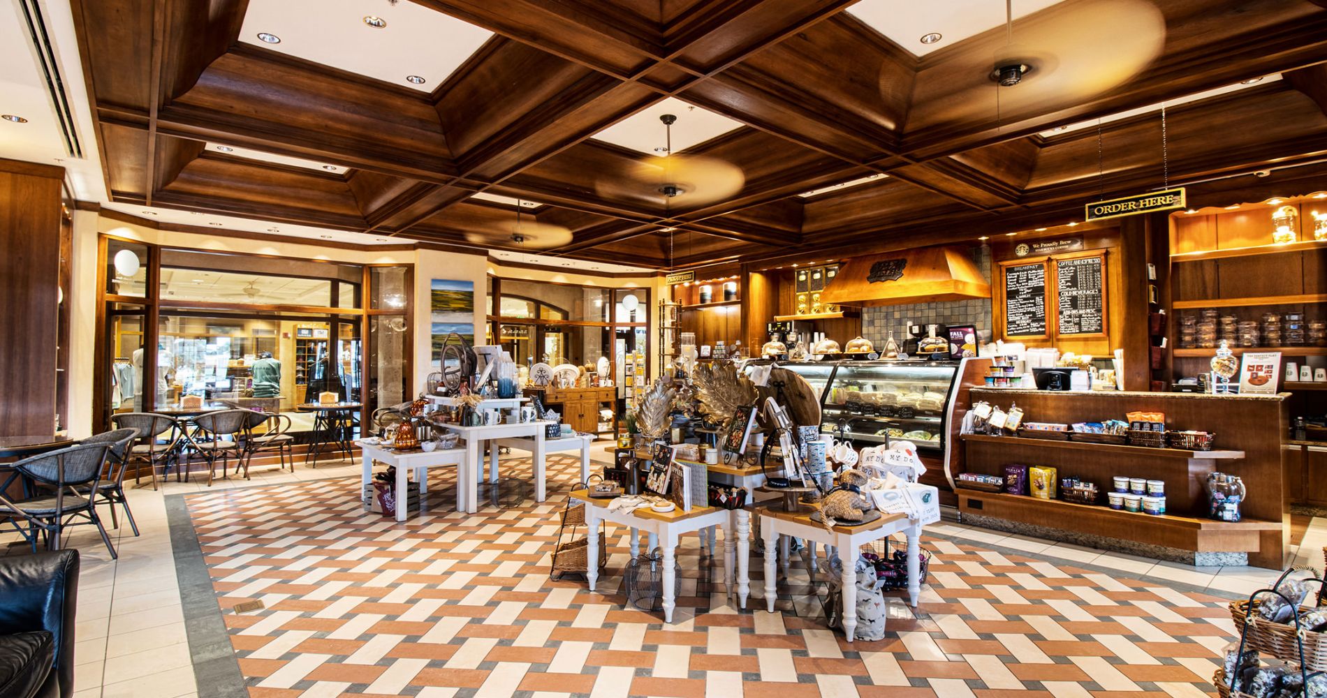 View of the inside of the Gourmet Shop at the Inn