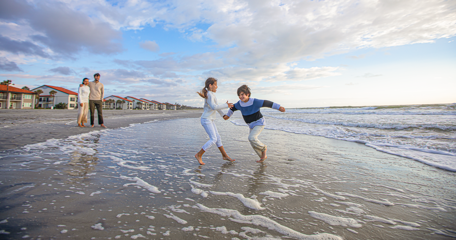 Family Beach Winter